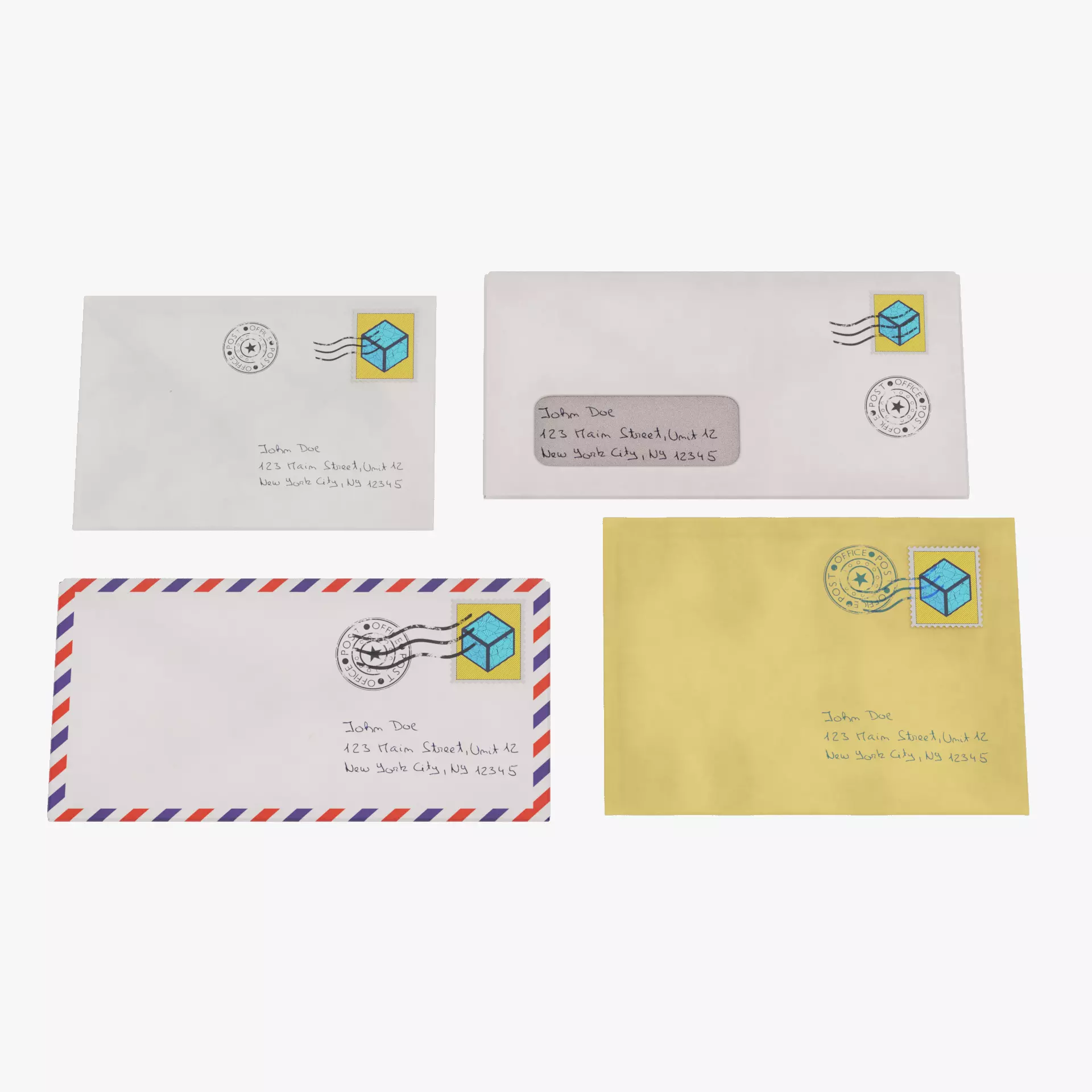 -Envelopes - Used- 3D model_18