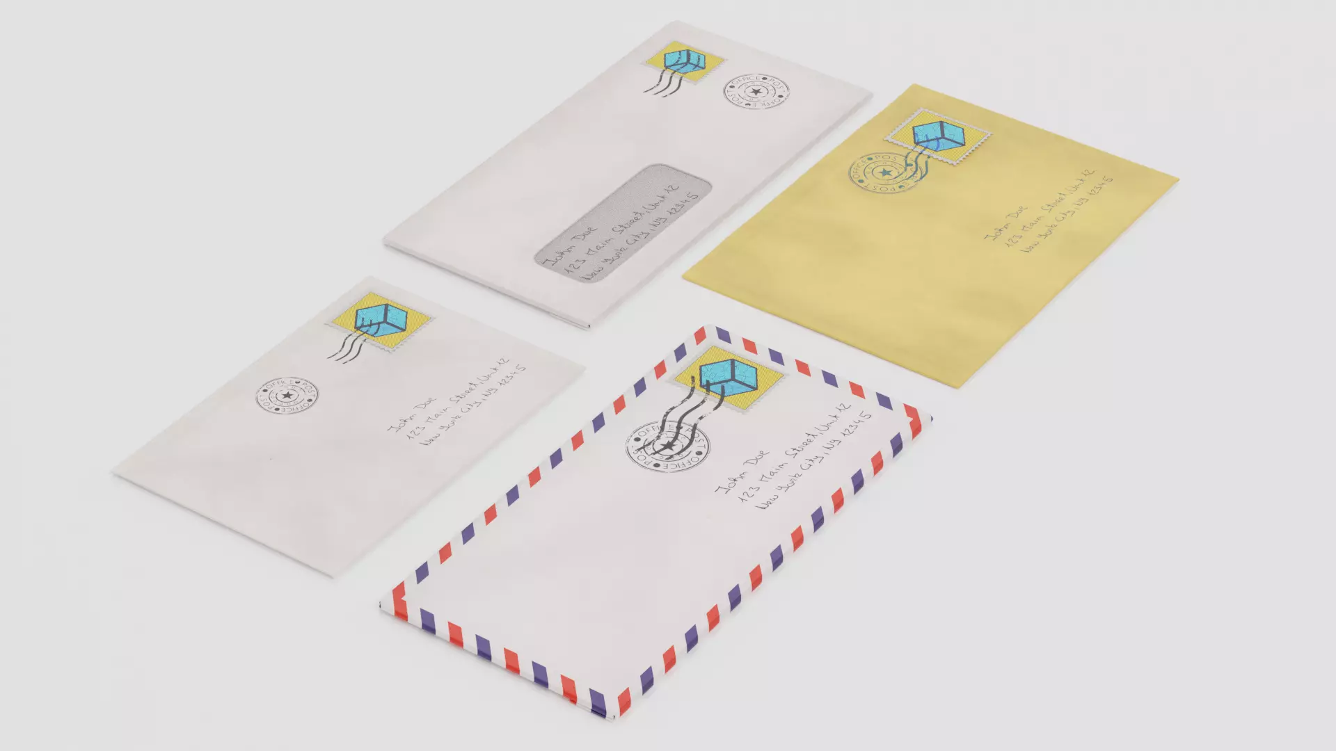 -Envelopes - Used- 3D model_2