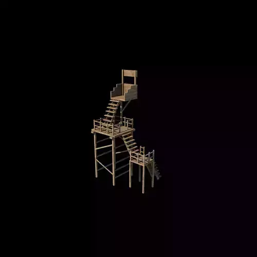 Wooden Watch Tower