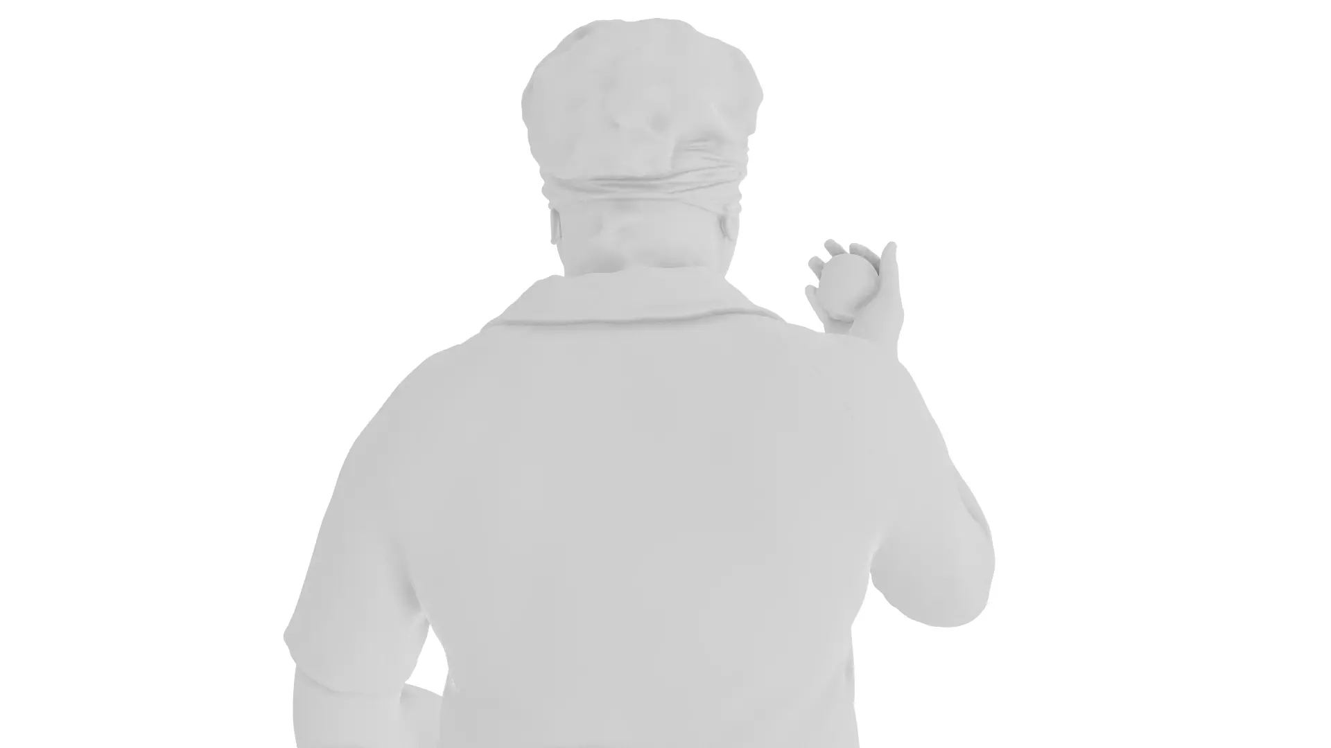 Cricket Bowler 3D Scanned Model of a Player in Action Pose 3D model_6