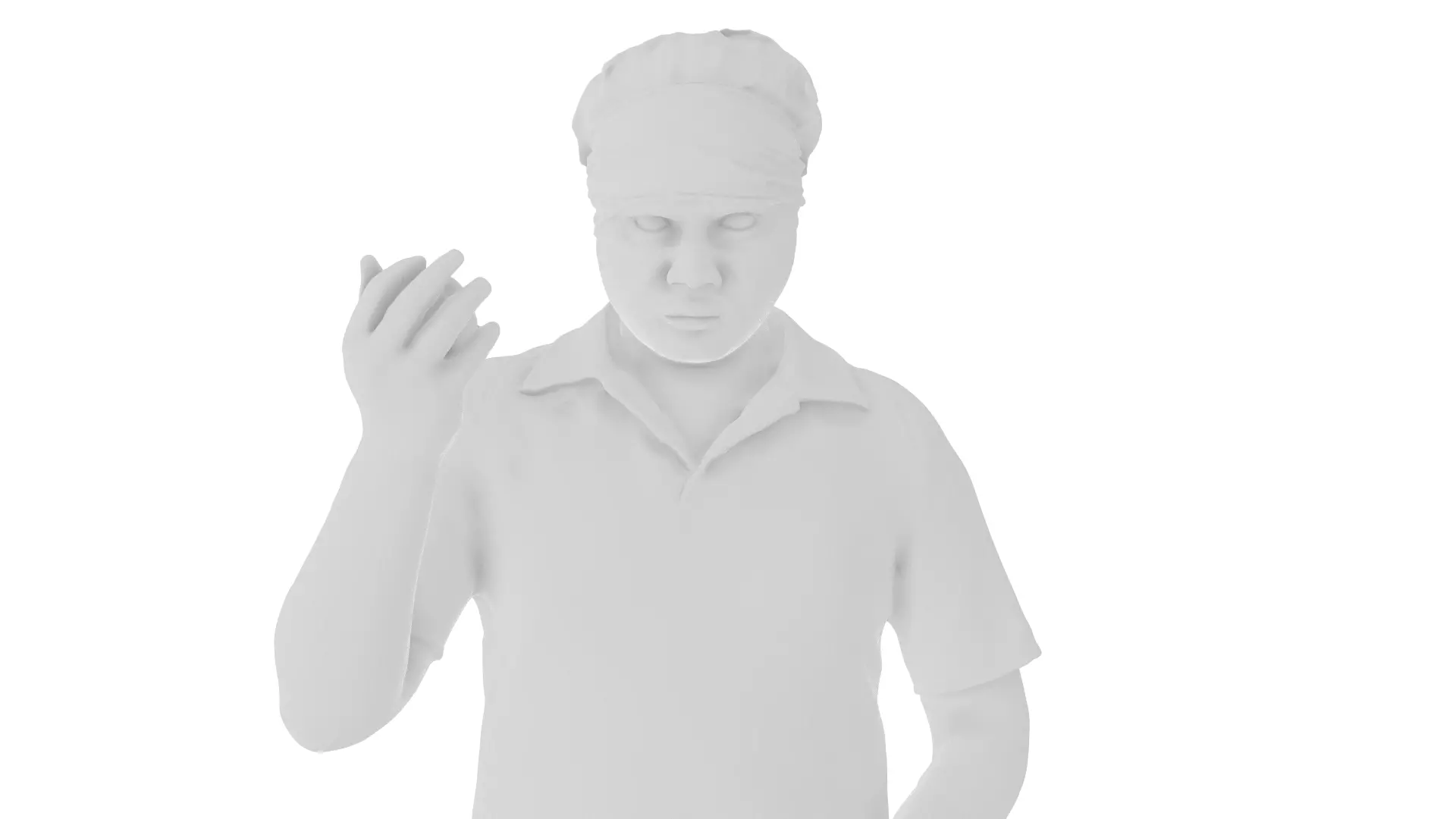 Cricket Bowler 3D Scanned Model of a Player in Action Pose 3D model_12