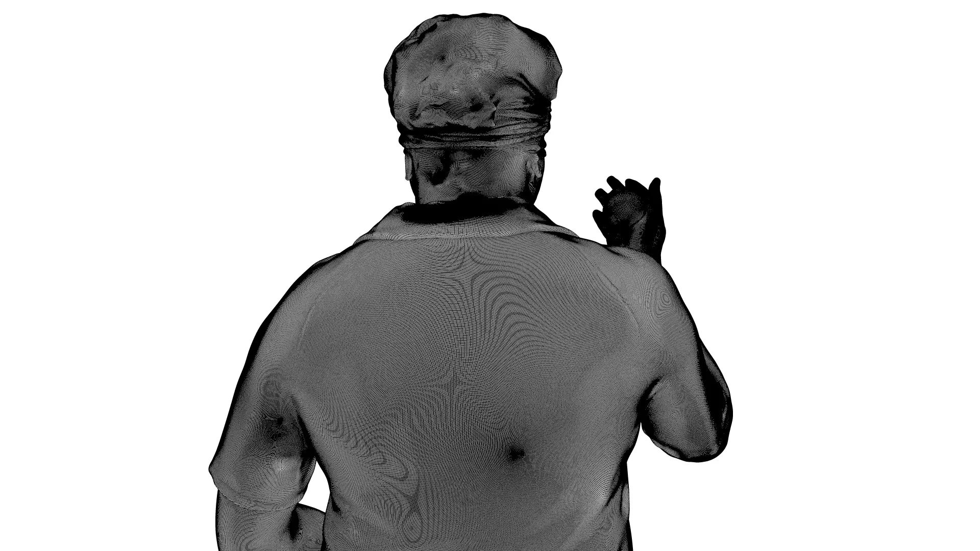 Cricket Bowler 3D Scanned Model of a Player in Action Pose 3D model_10