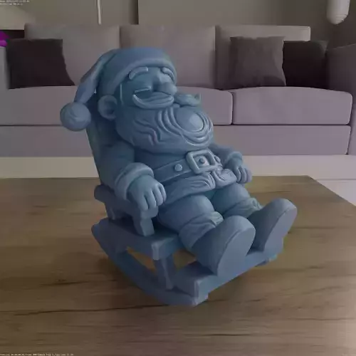 Cute Sleeping Santa Claus For Christmas 3D Print STL File