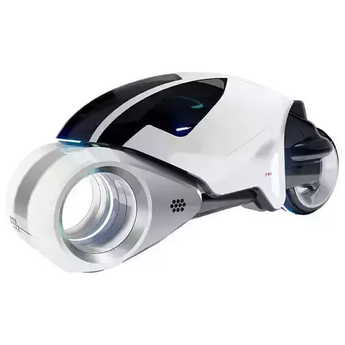 Tron Legacy White Light Cycle