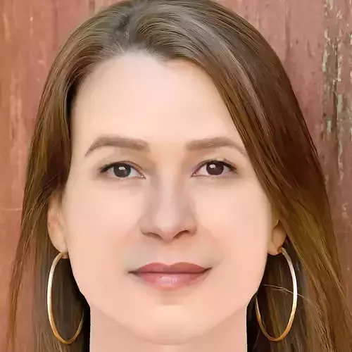 Franka Potente Head - No Hair - Low poly head for game