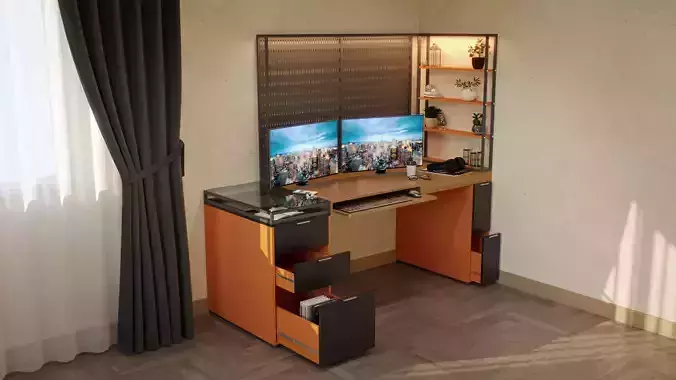 Workstation Desk by Vaz Studio