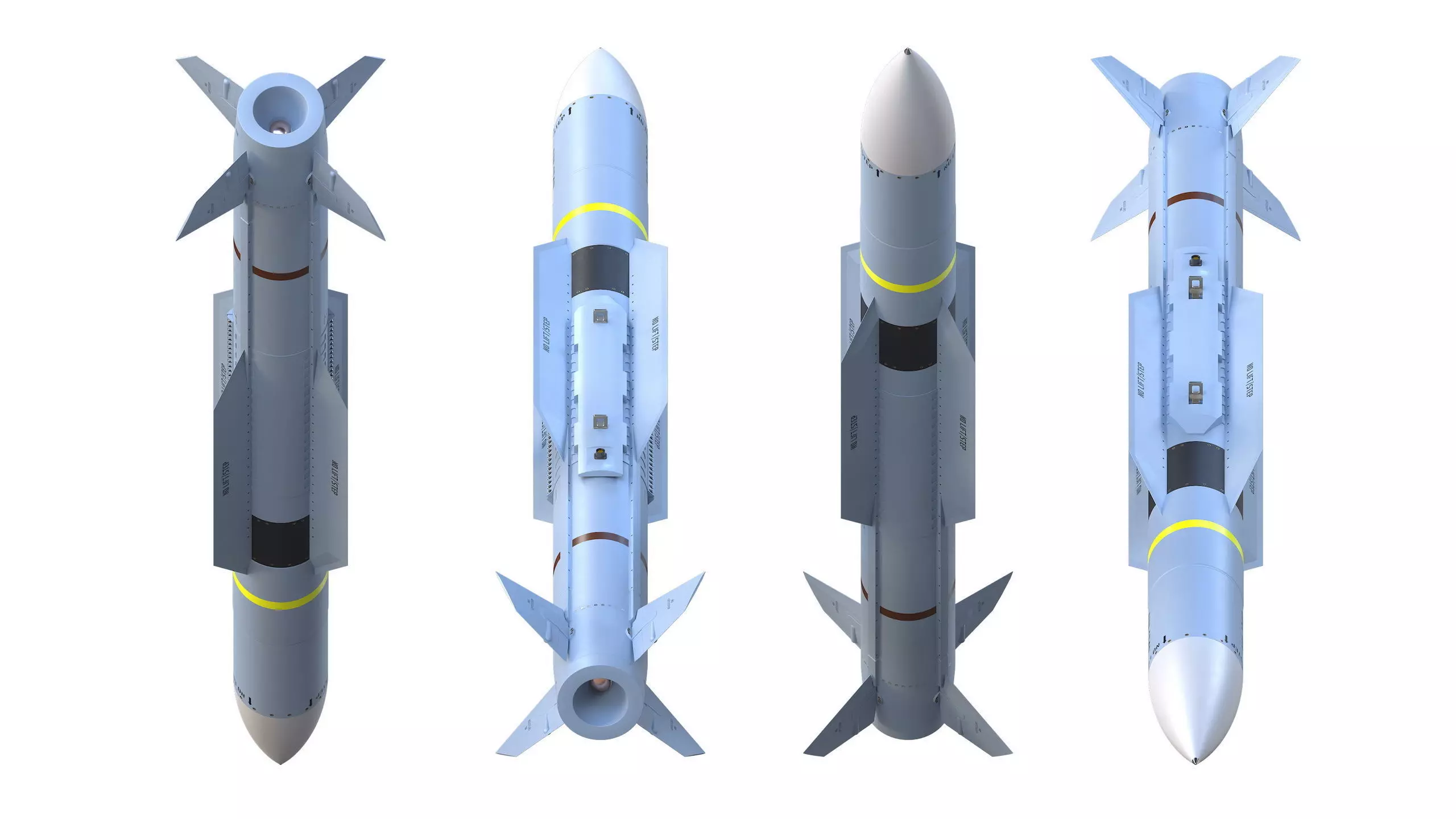AIM-174B Gunslinger Missile 3D model_12