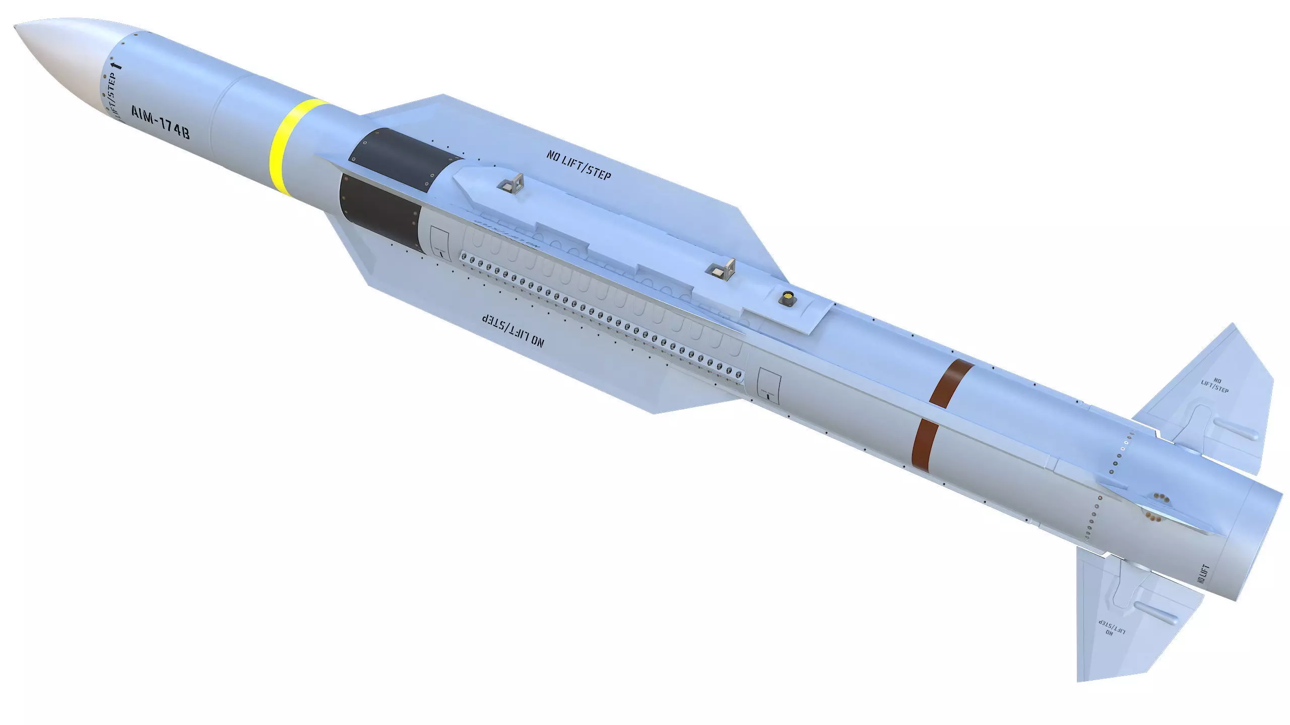 AIM-174B Gunslinger Missile 3D model_10