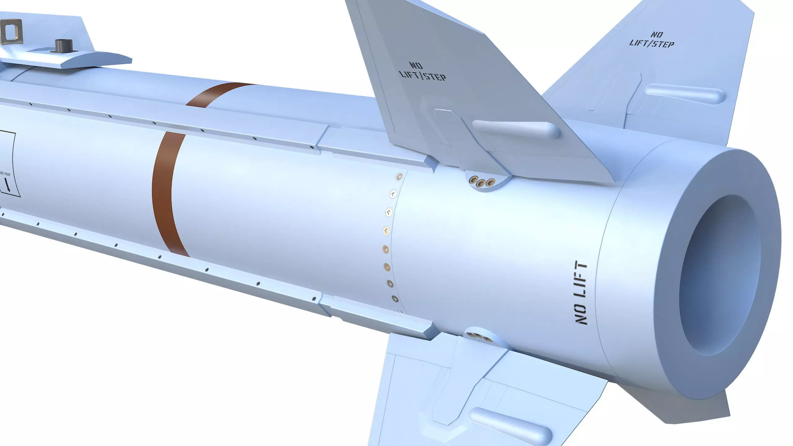 AIM-174B Gunslinger Missile 3D model_9