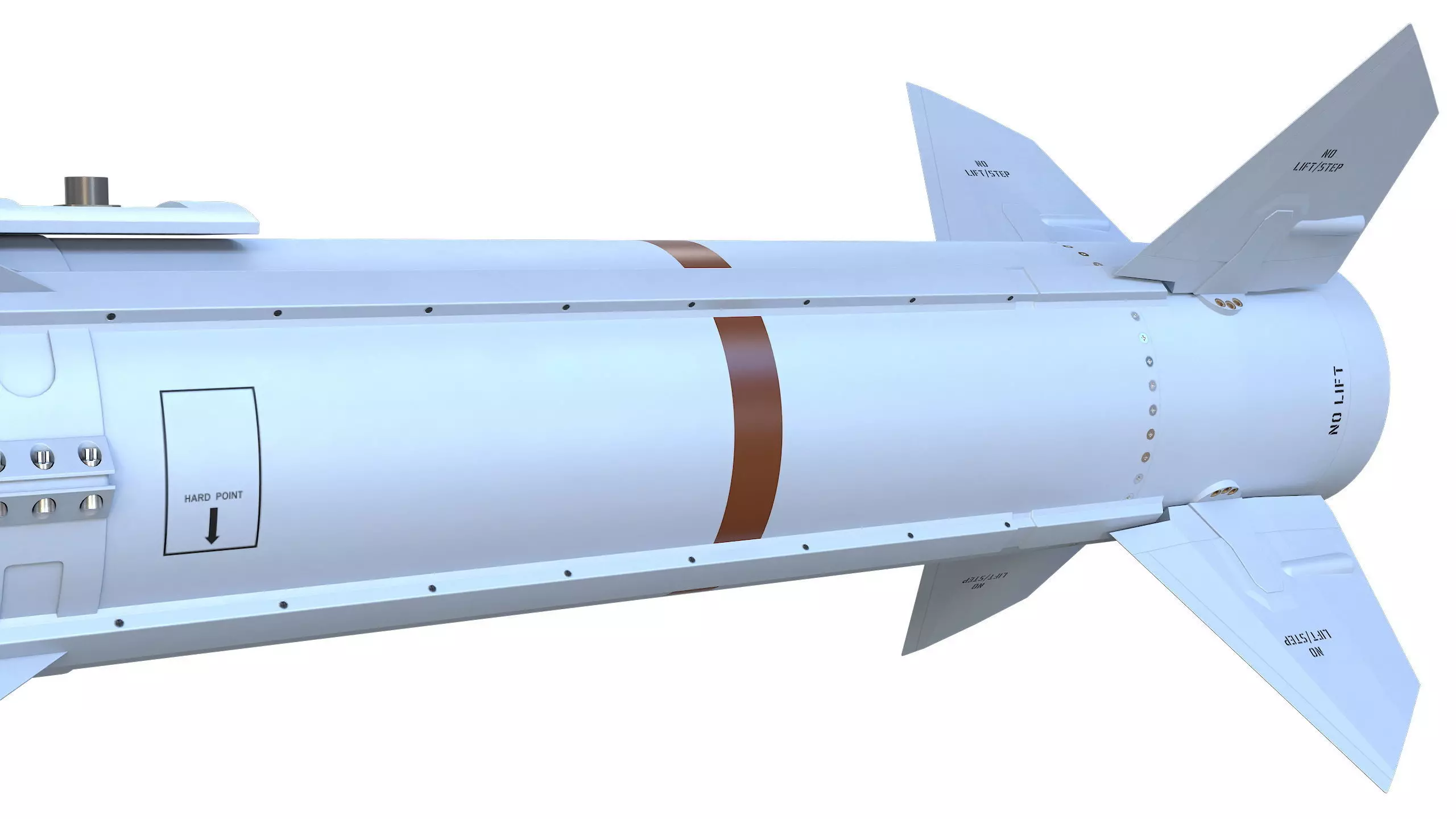 AIM-174B Gunslinger Missile 3D model_8