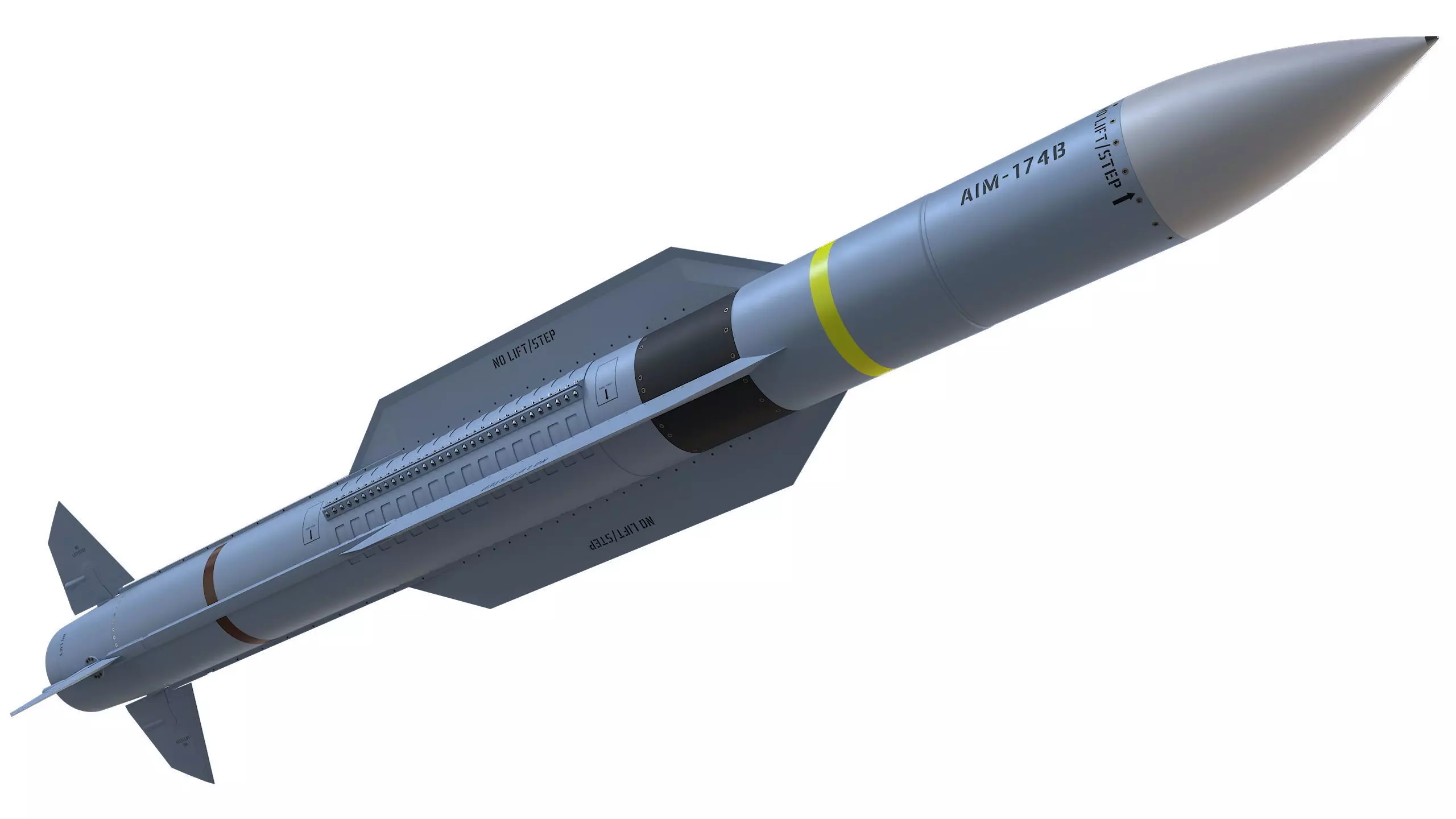 AIM-174B Gunslinger Missile 3D model_11