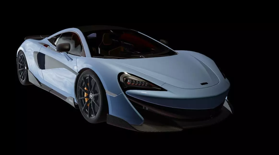 Ultra-Realistic High-Poly Sports Car 3D Model -car Low-poly 3D model