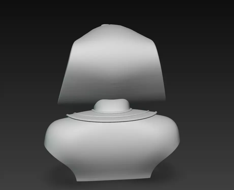 Golden Pharaoh Tutankhamun - Regal Egyptian Bust 3D Model 3D print model_9