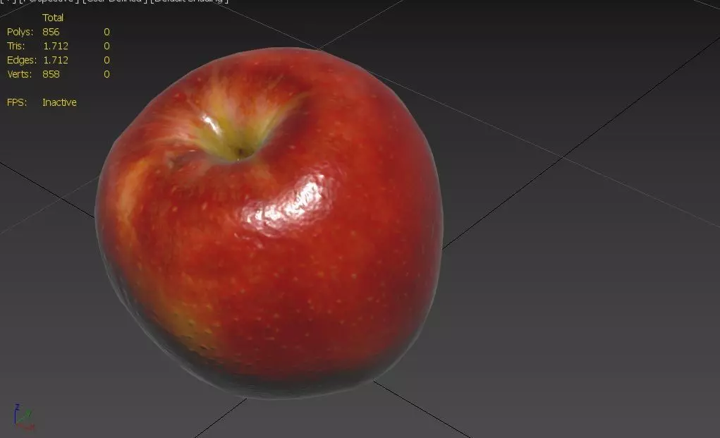 Apple M09 Low-poly 3D model_2