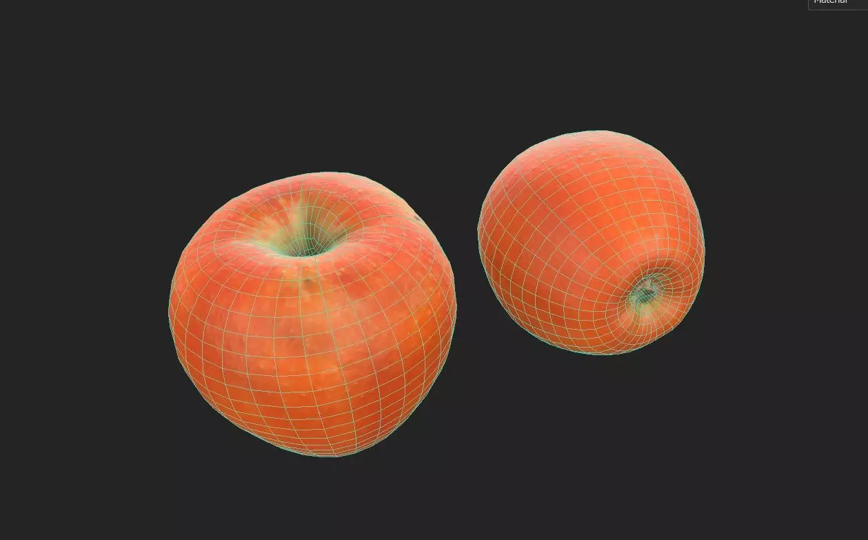 Apple M10 Low-poly 3D model_1