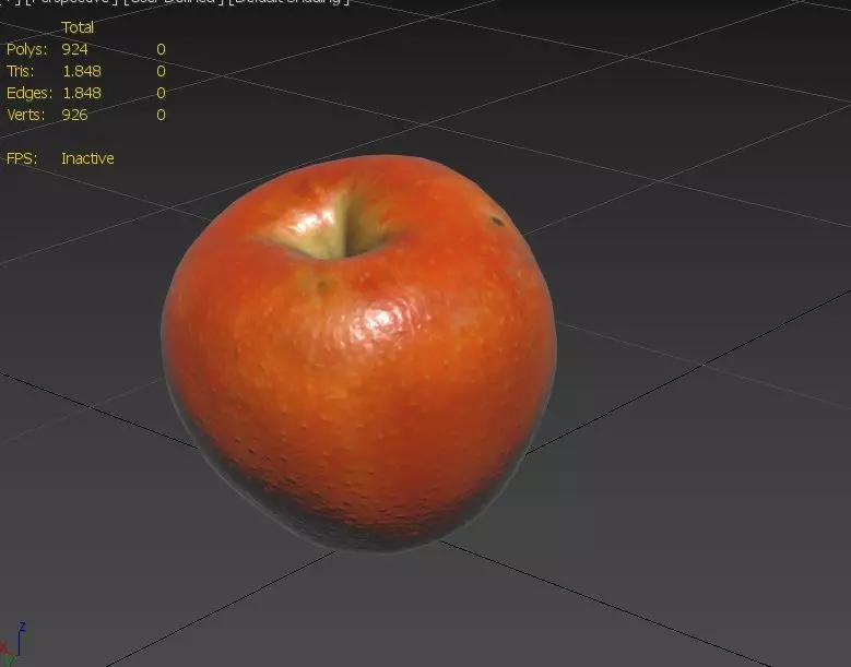 Apple M10 Low-poly 3D model_2