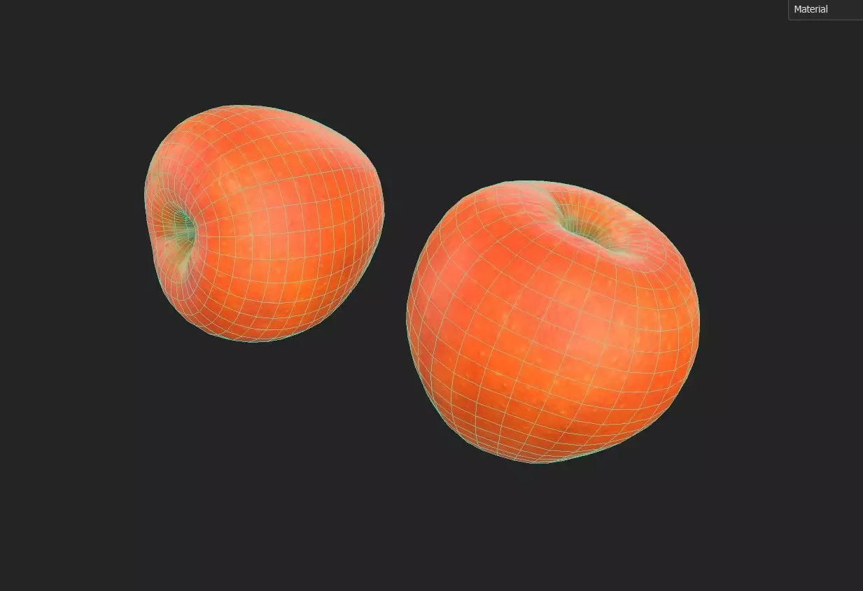 Apple M10 Low-poly 3D model_6