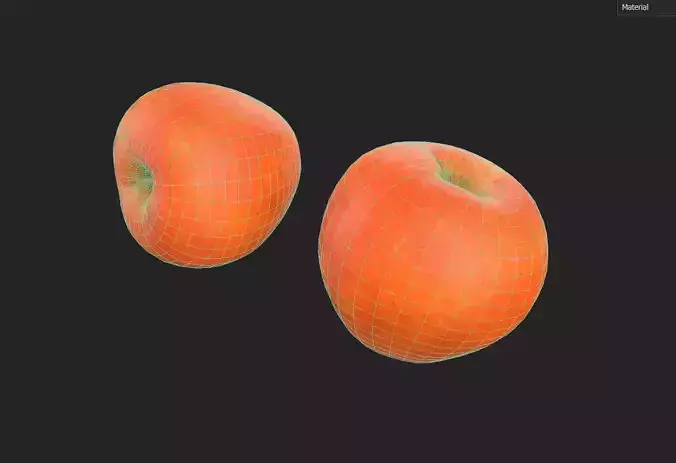 Apple M10 Low-poly 3D model 7
