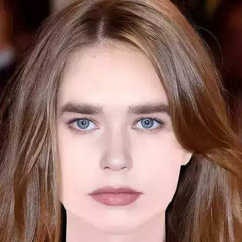 Gabriella Brooks Head - No Hair - Low poly head for game