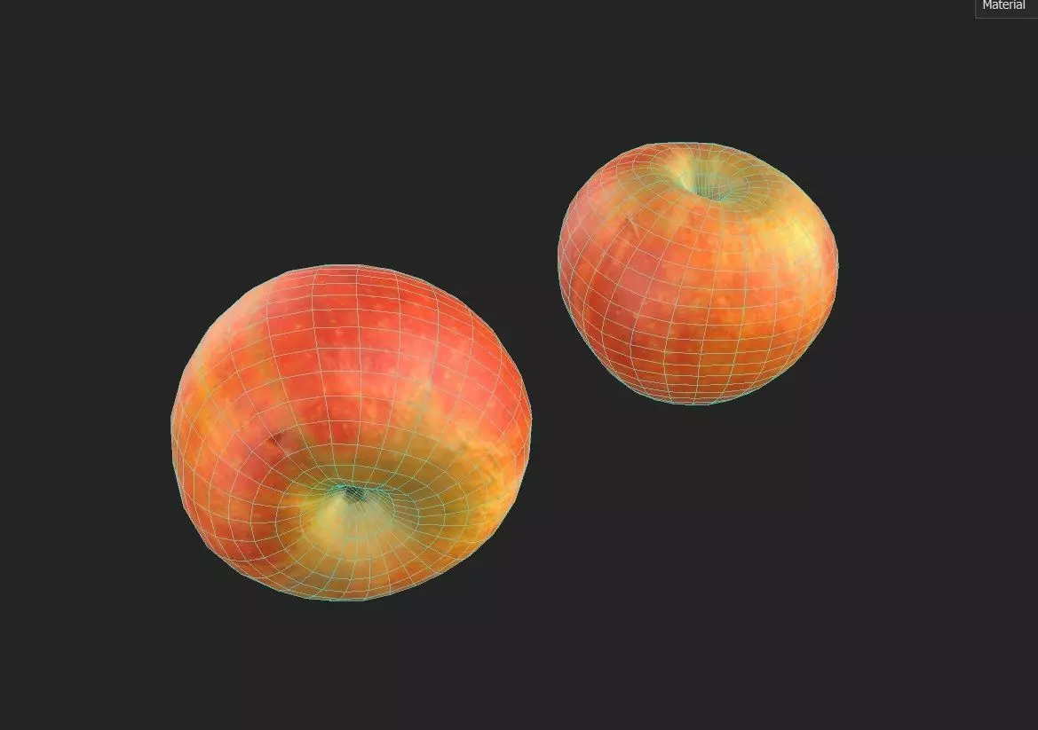 Apple M12 Low-poly 3D model_6