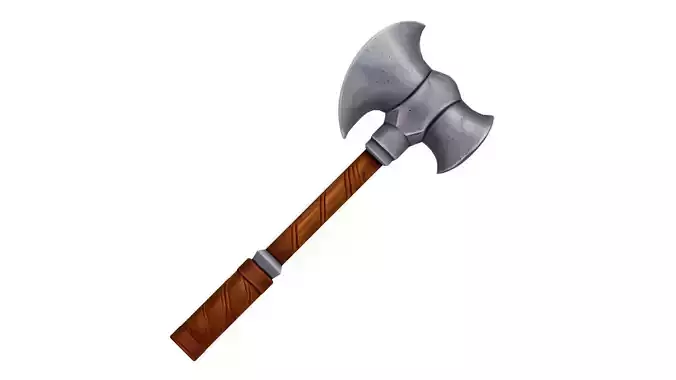 Stylized Medieval Axe 01