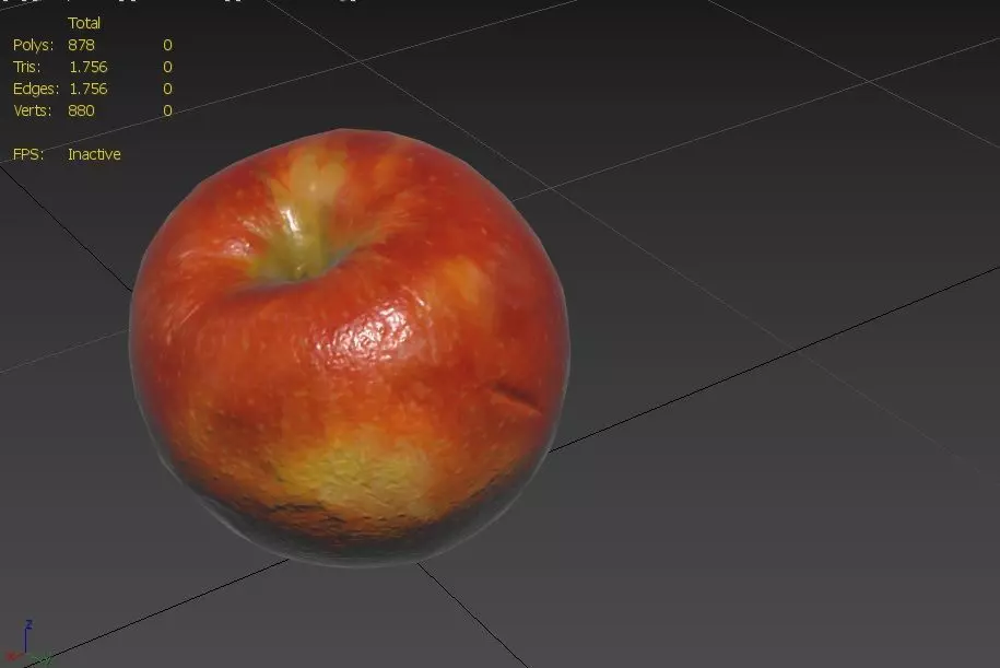 Apple M13 Low-poly 3D model_2