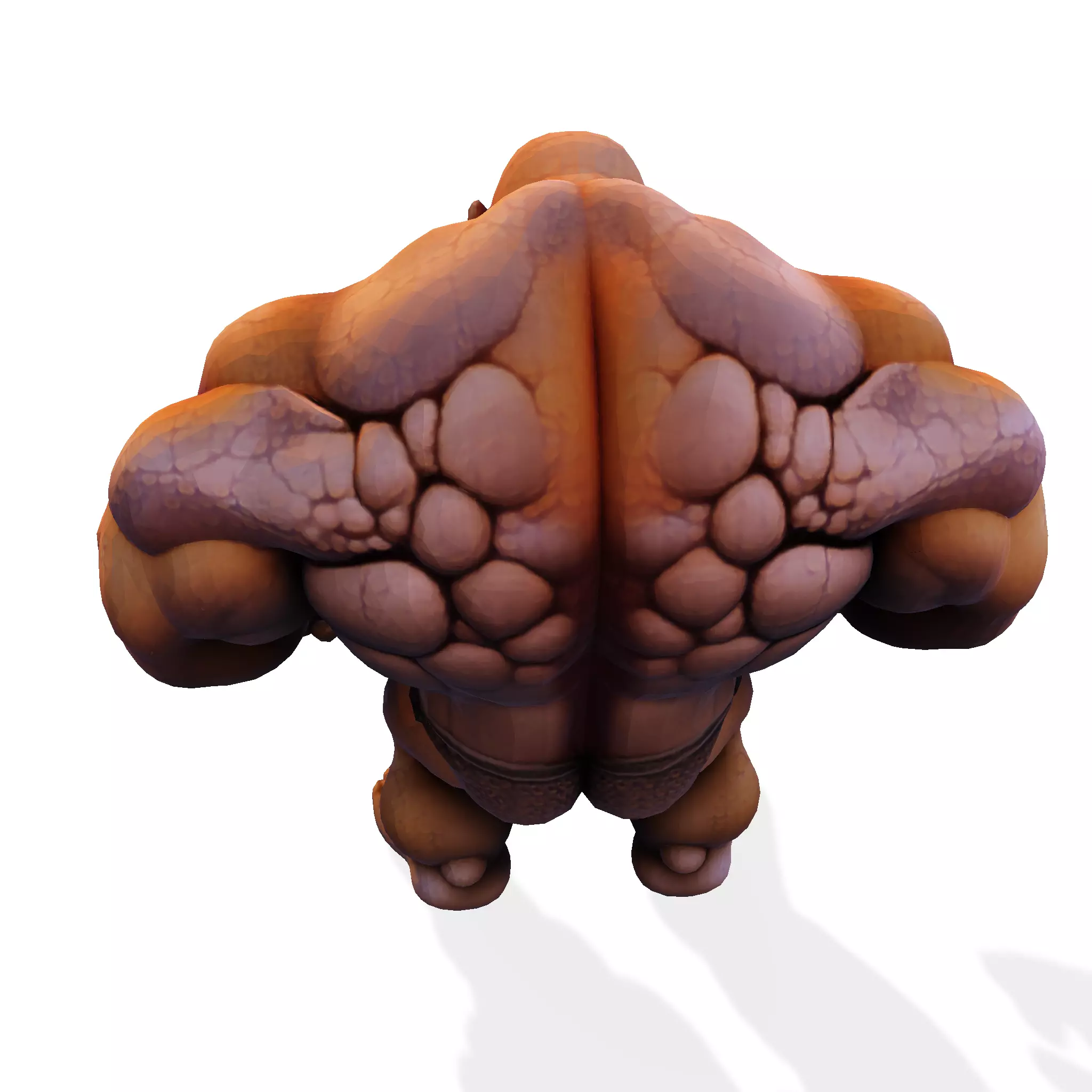 Stylized Chibi Stone Titan 3D print model_16