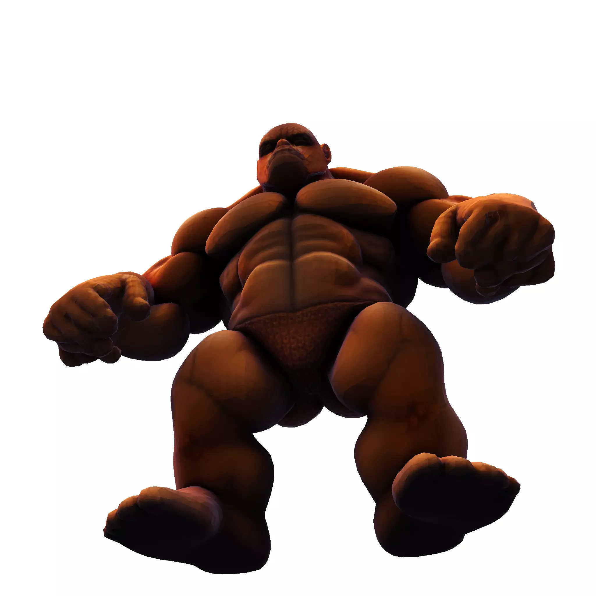 Stylized Chibi Stone Titan 3D print model_12