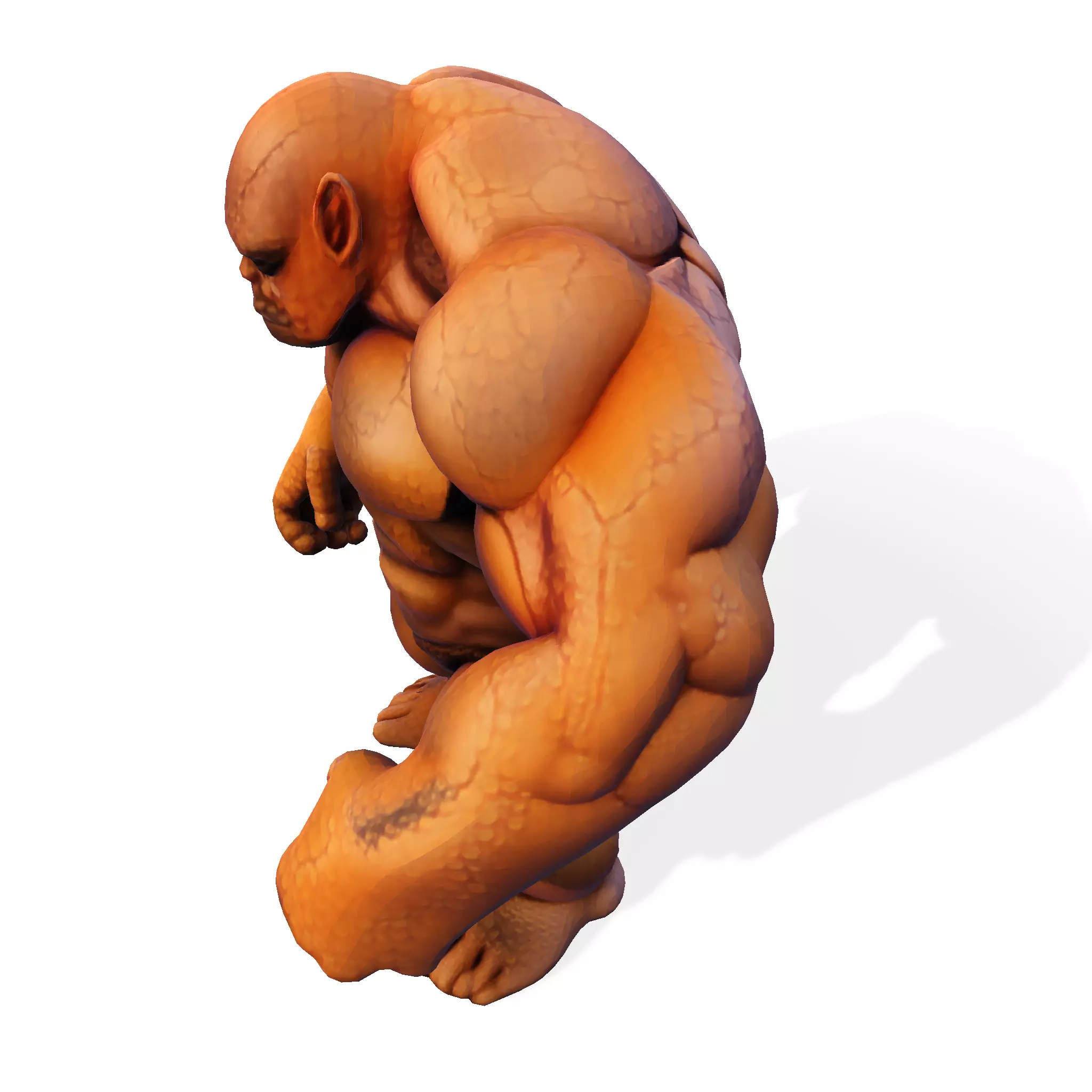 Stylized Chibi Stone Titan 3D print model_14