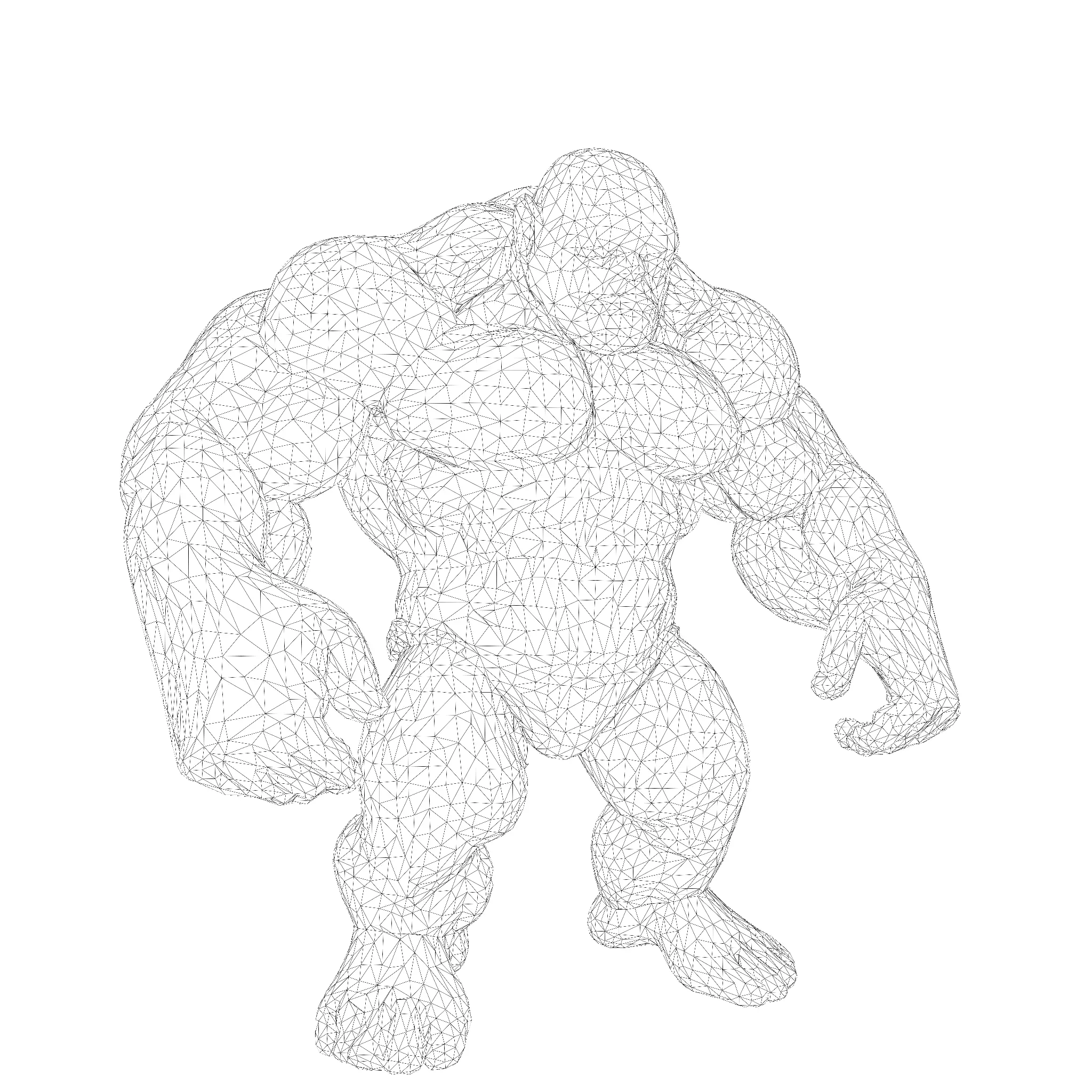Stylized Chibi Stone Titan 3D print model_27