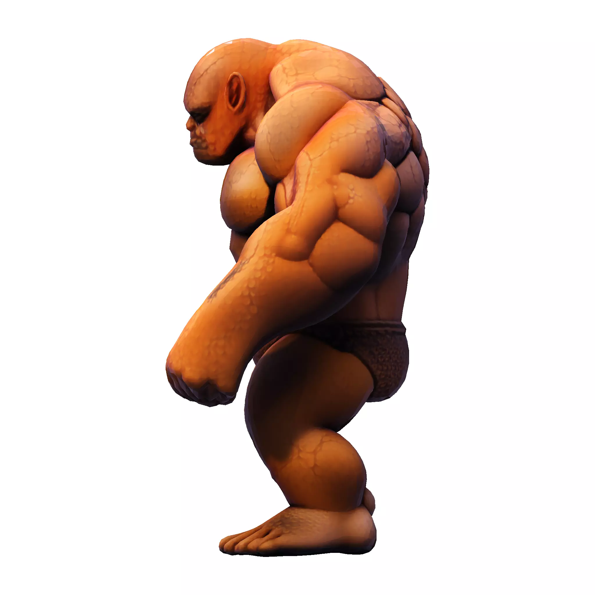 Stylized Chibi Stone Titan 3D print model_18