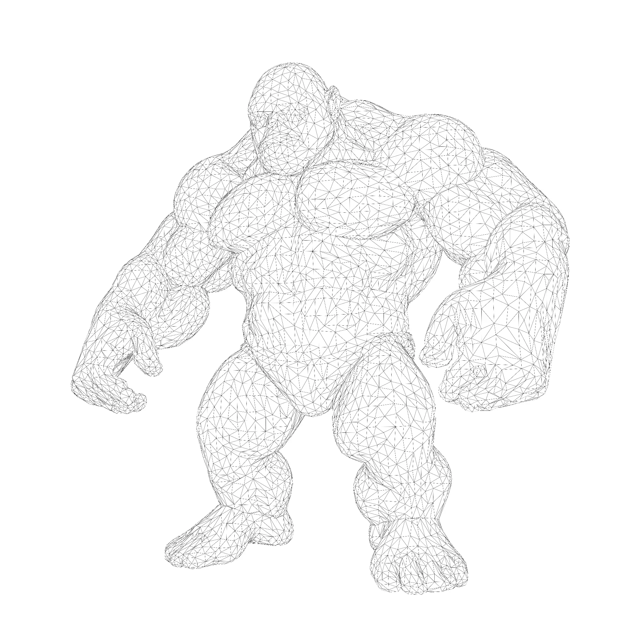 Stylized Chibi Stone Titan 3D print model_28