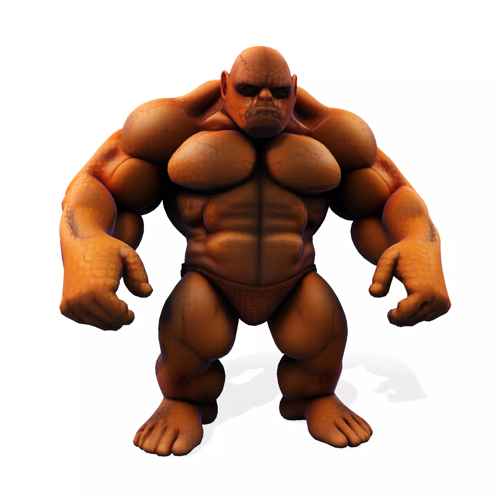 Stylized Chibi Stone Titan 3D print model_1