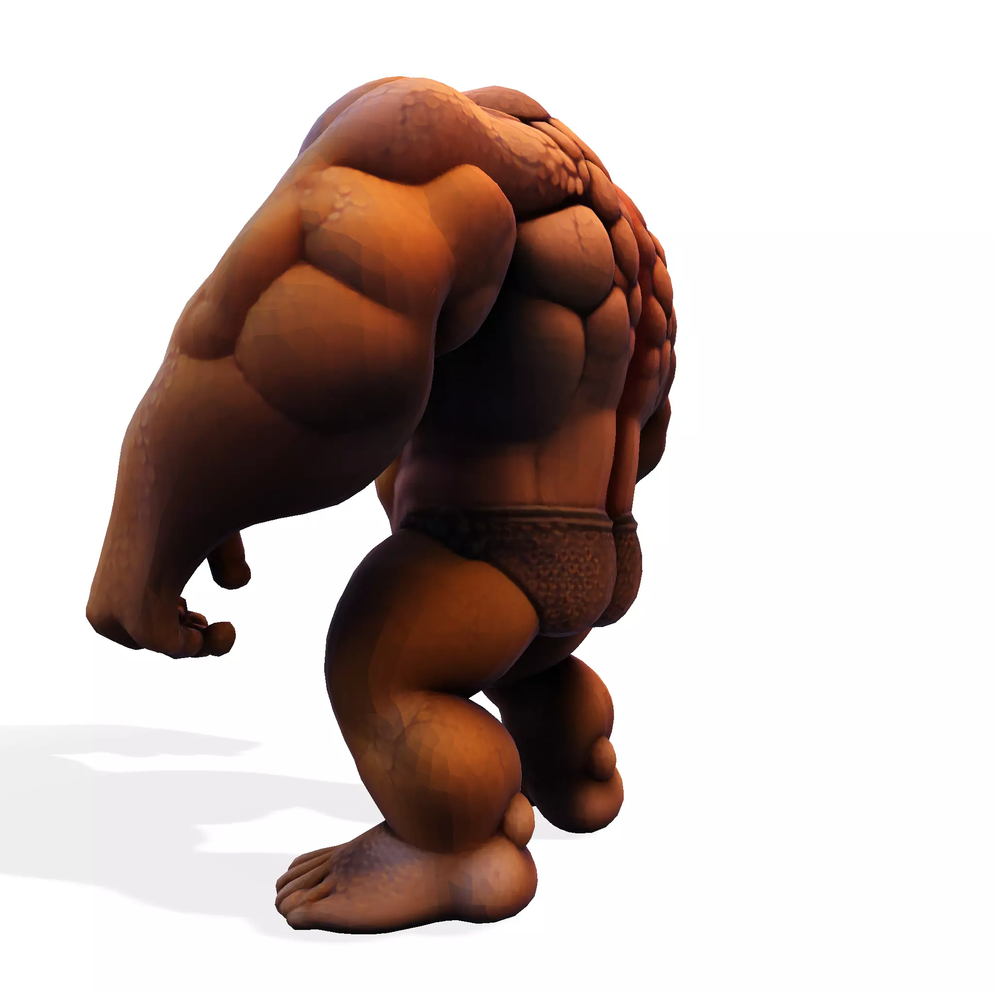 Stylized Chibi Stone Titan 3D print model_5