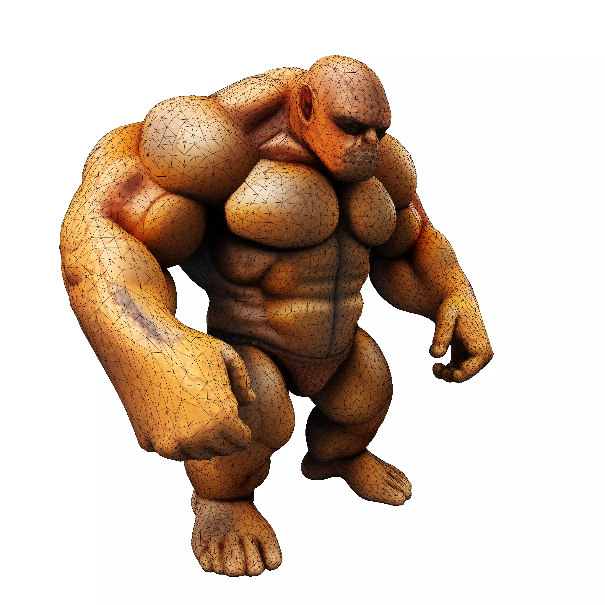 Stylized Chibi Stone Titan 3D print model_24