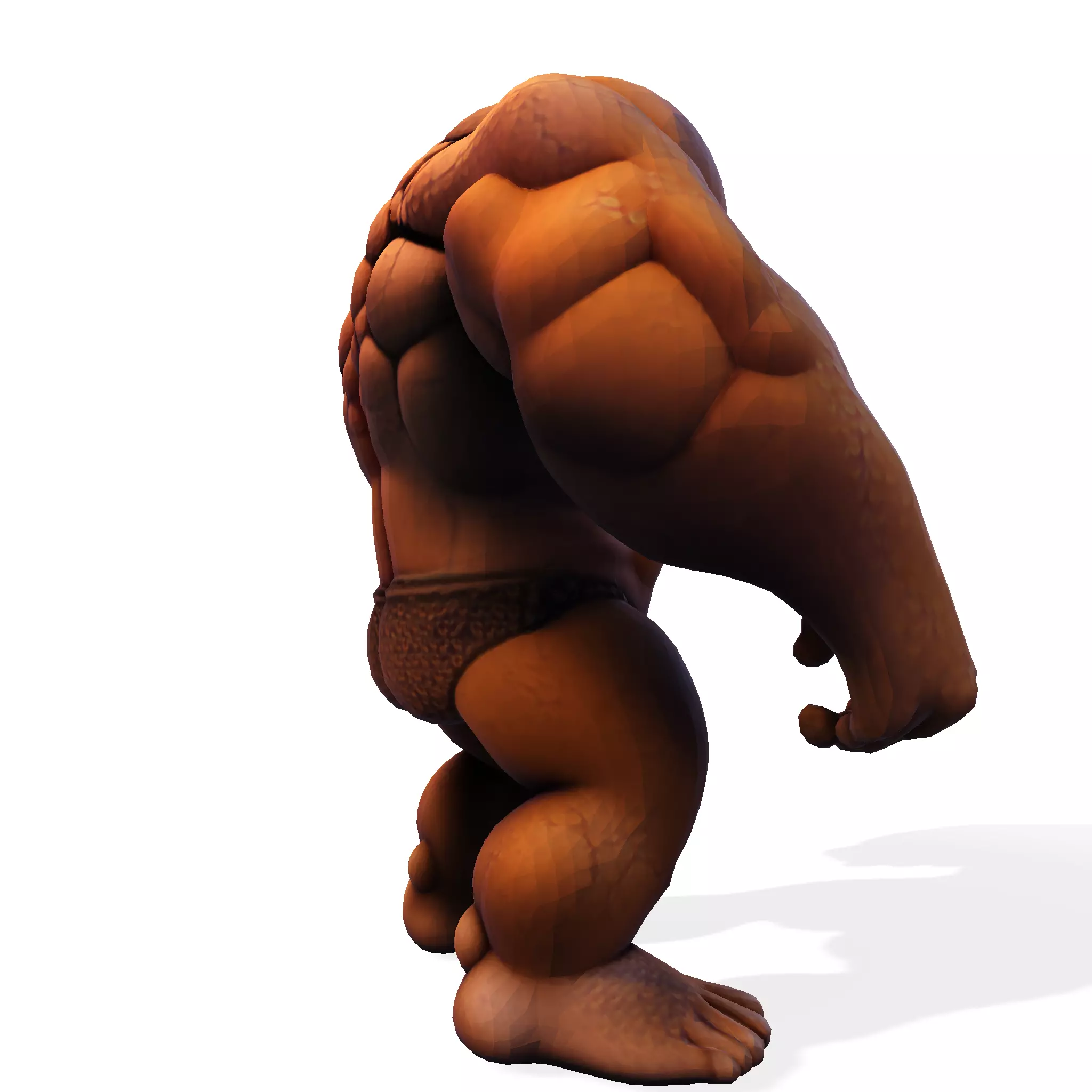 Stylized Chibi Stone Titan 3D print model_9