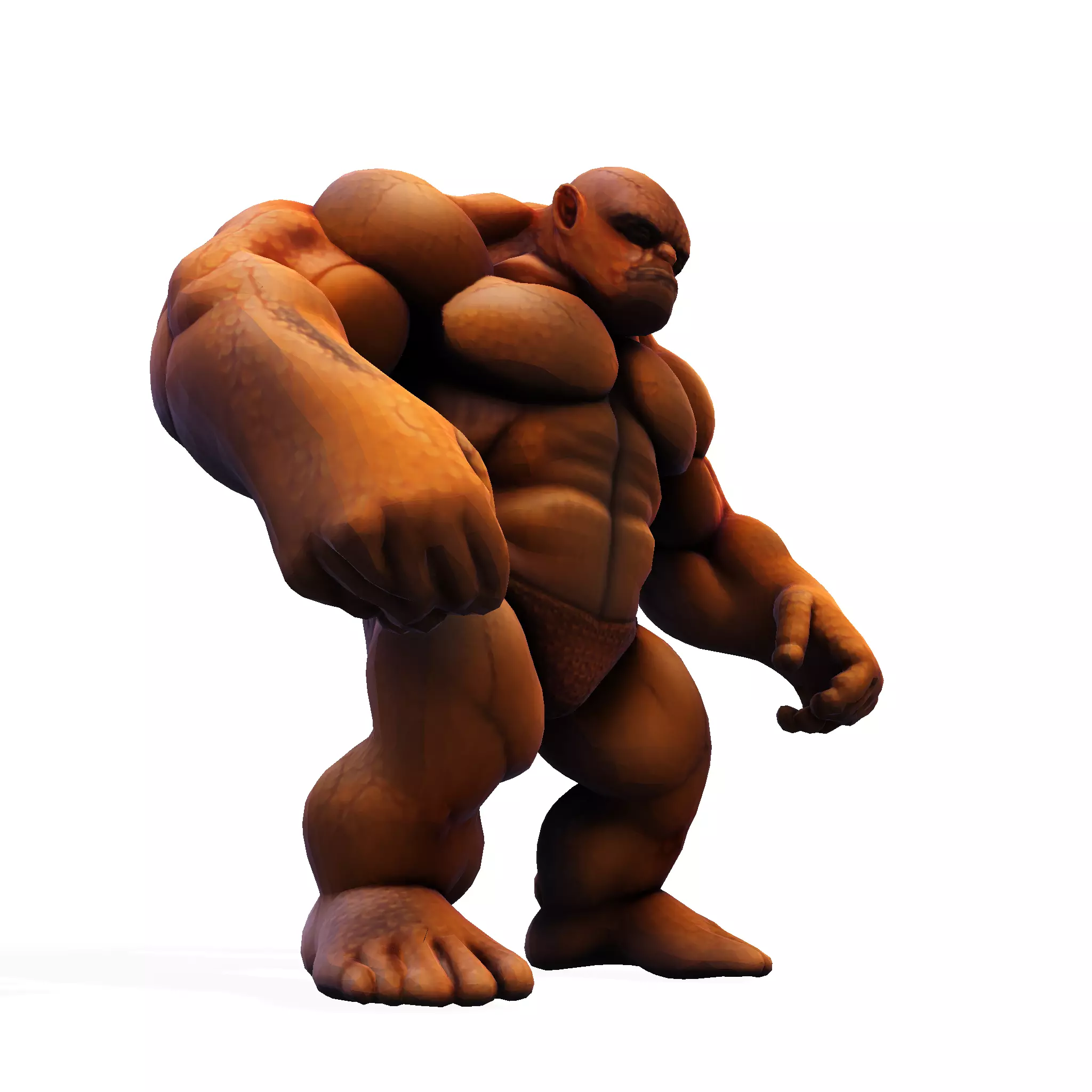 Stylized Chibi Stone Titan 3D print model_23