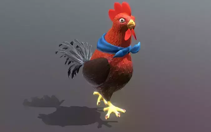 LITTLE CHICKEN AVATAR WALKING Fbx Pbr Animated