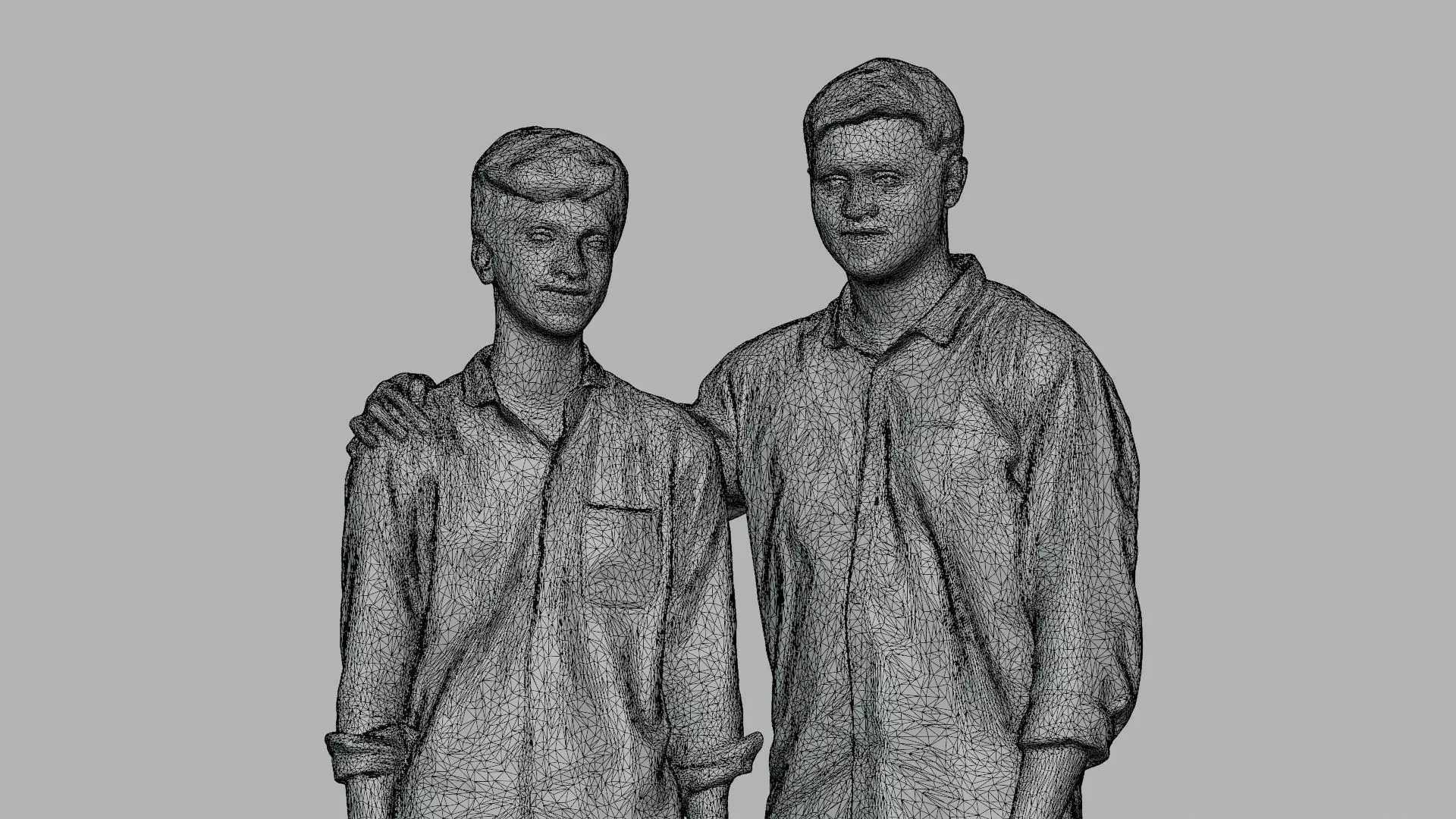 Indian Male Friends 3D Realistic Scanned Model 3D model_9