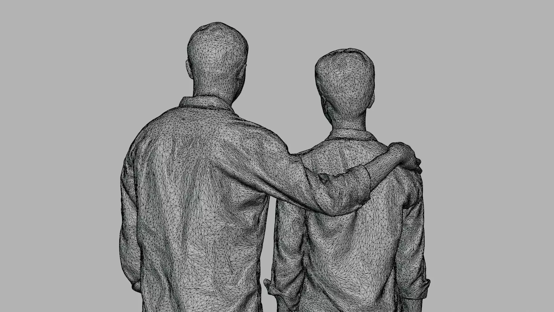 Indian Male Friends 3D Realistic Scanned Model 3D model_8