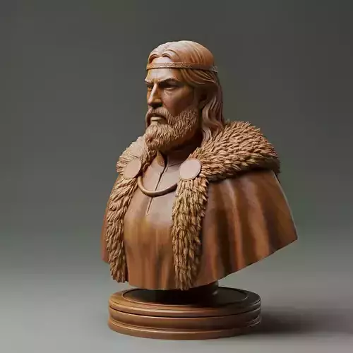 Medieval Scottish King Chess Piece