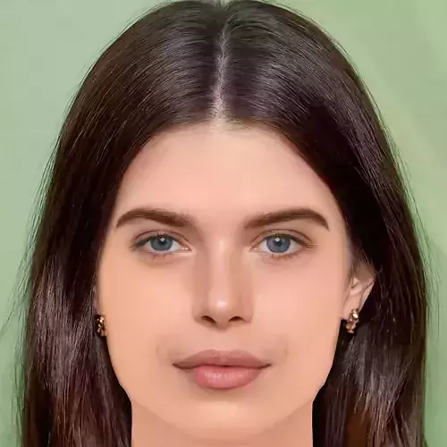 Georgia Fowler Head - No Hair - Low poly head for game