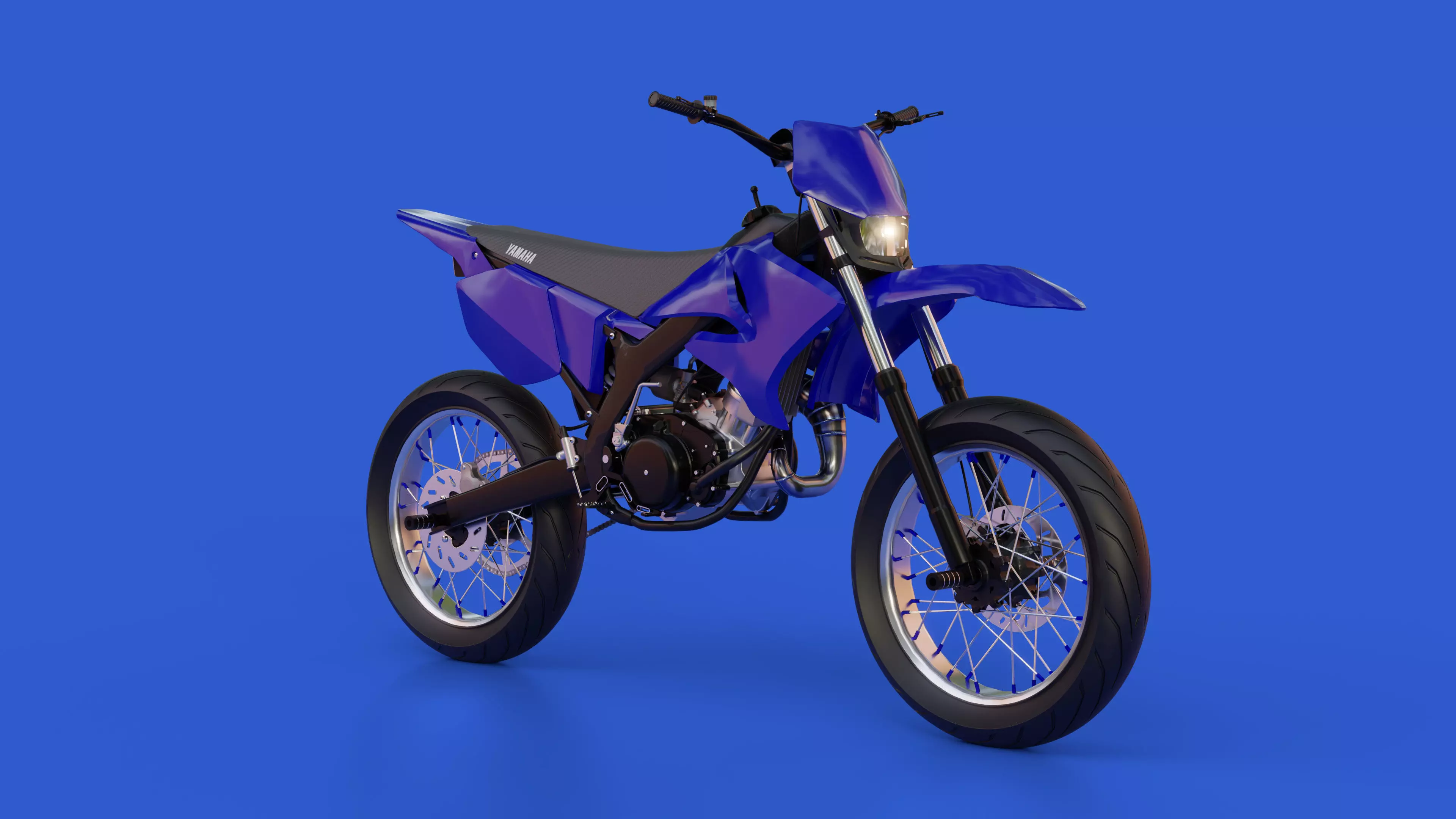 Yamaha DT 3D model
