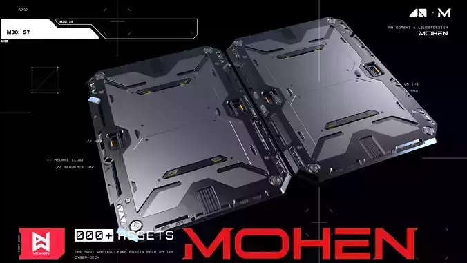 High-Detail Sci-Fi Asset