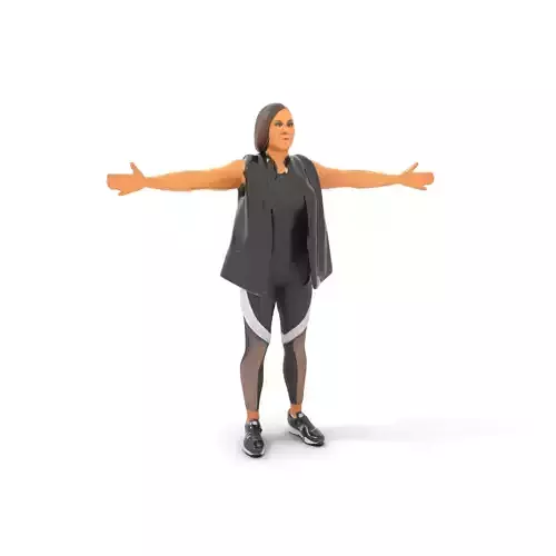 Athletic Female Pose model pack