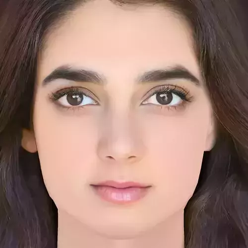 Geraldine Viswanathan Head - No Hair - Low poly head for game