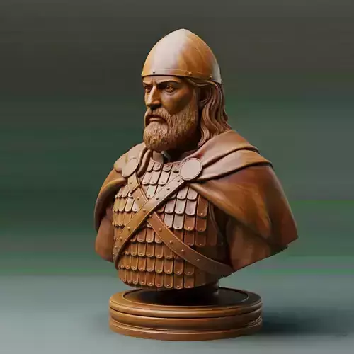 Medieval Scottish Soldier Pawn Chess Piece