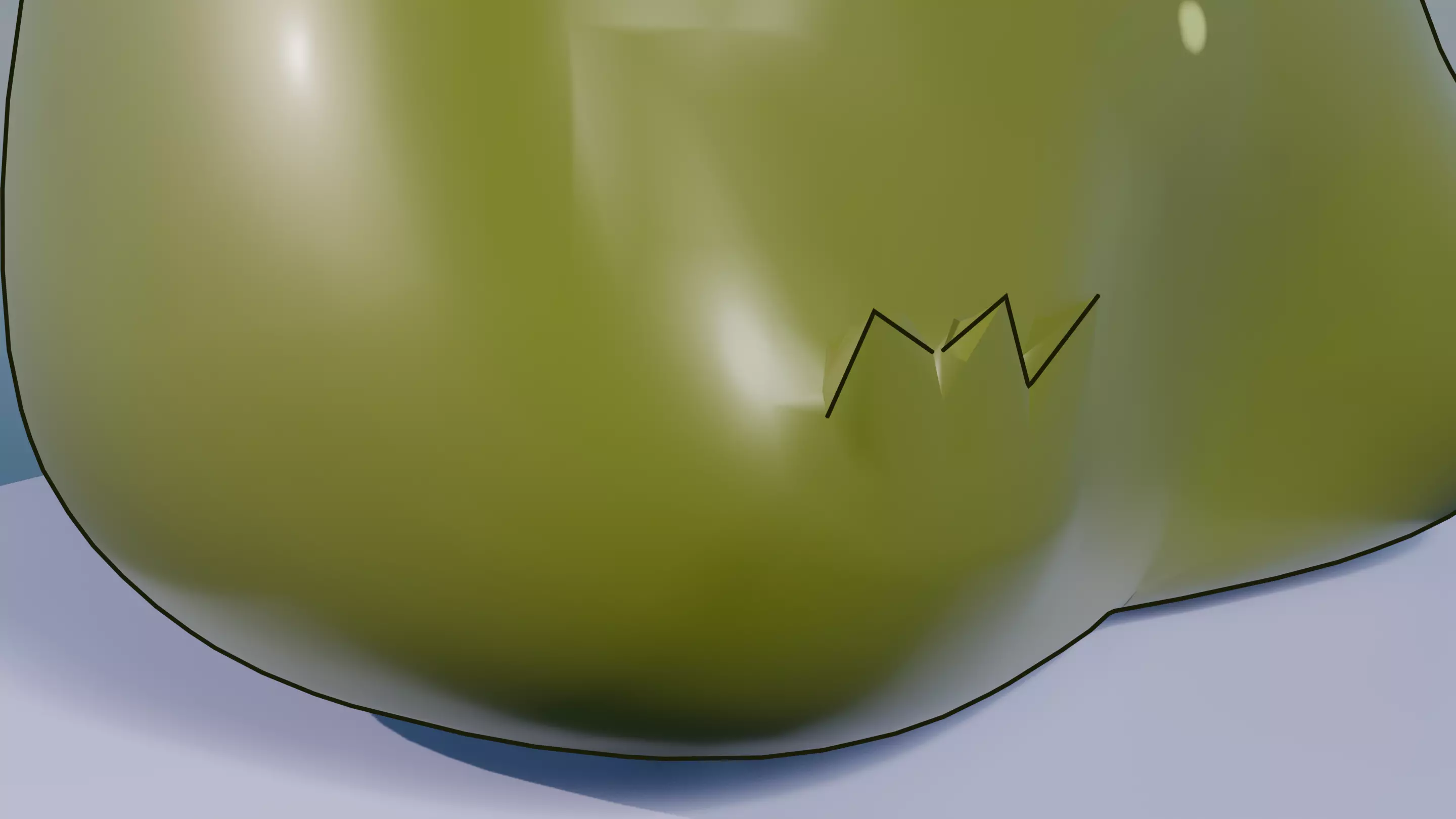 Pokemon Mossy Snorlax and Shiny Version 3D model_13