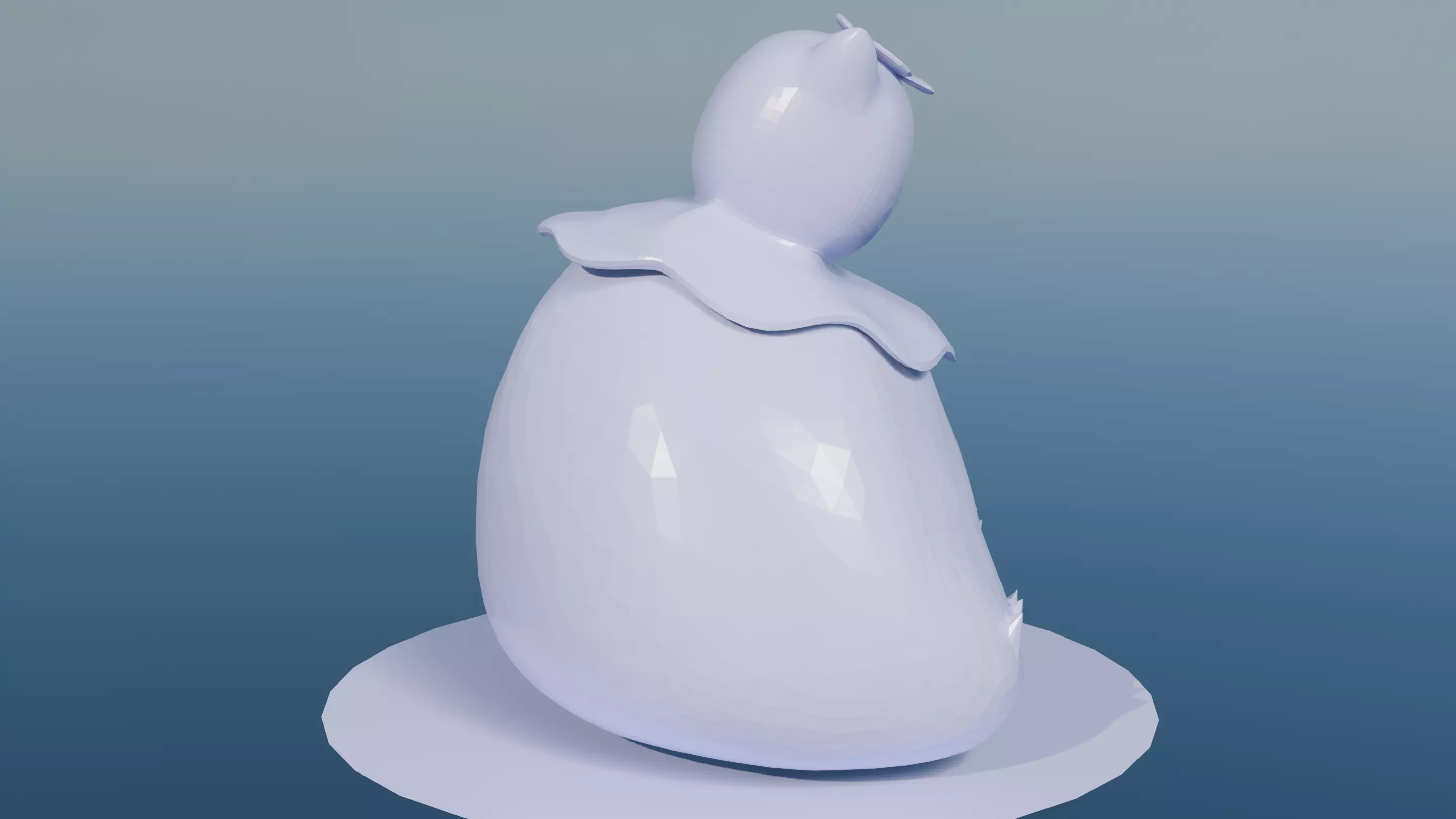 Pokemon Mossy Snorlax and Shiny Version 3D model_19
