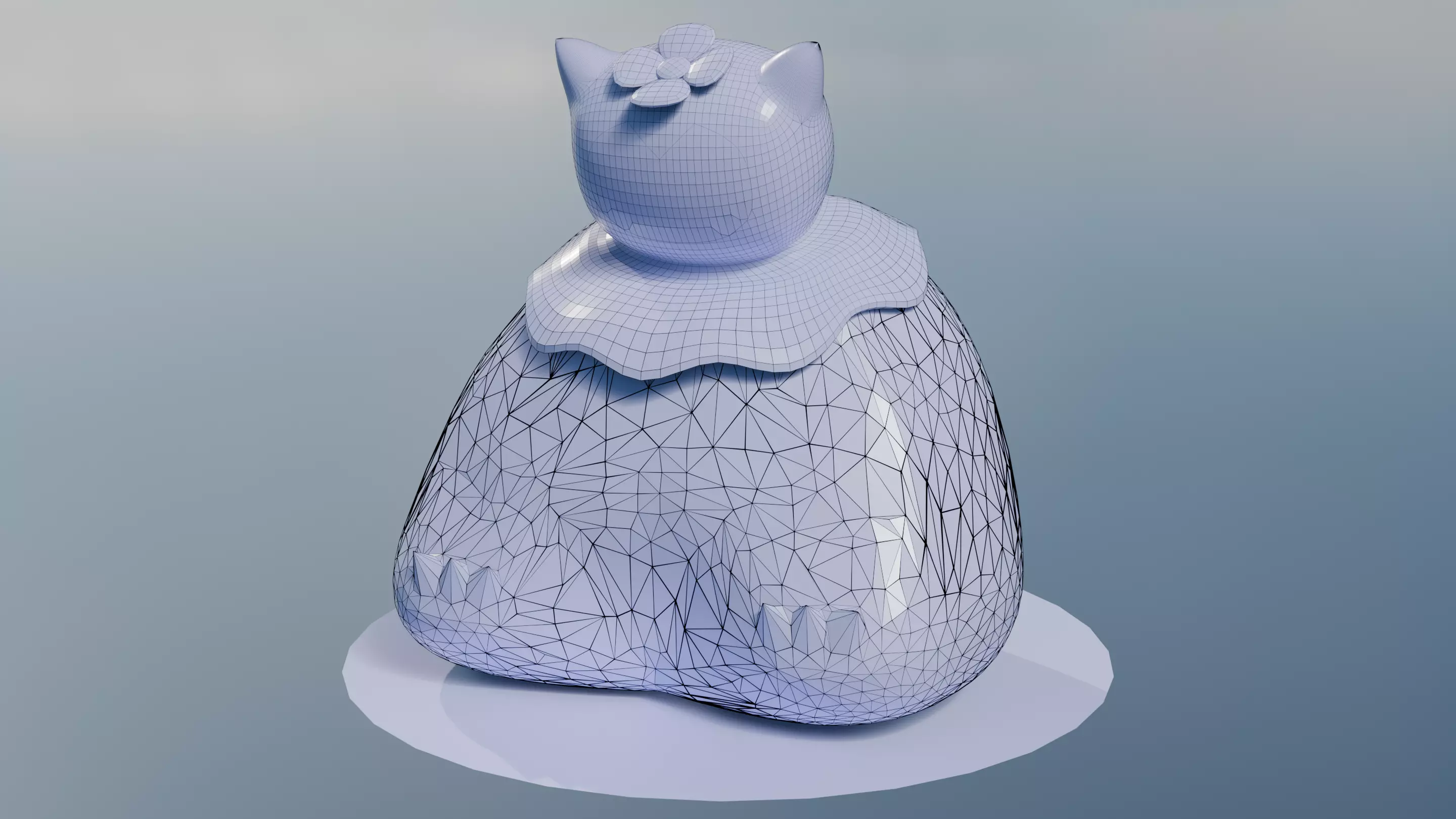Pokemon Mossy Snorlax and Shiny Version 3D model_4